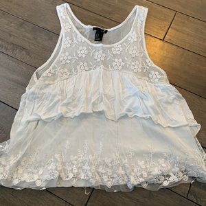 White floral tanktop